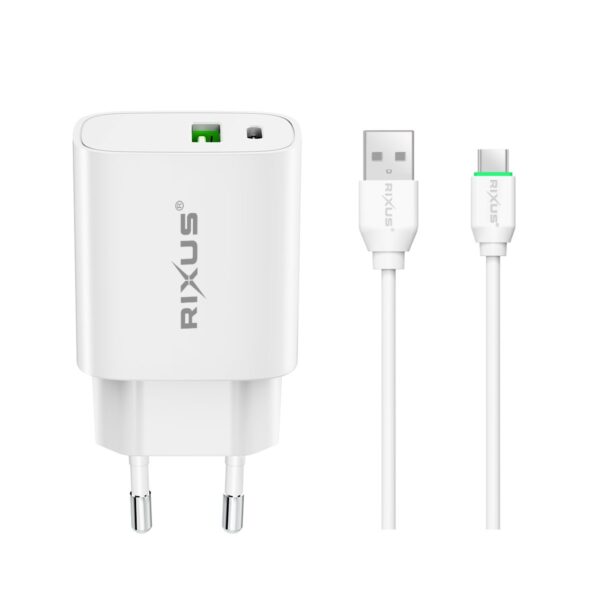 Rixus RX90C Snellader Compleet 18W/20W USB-C