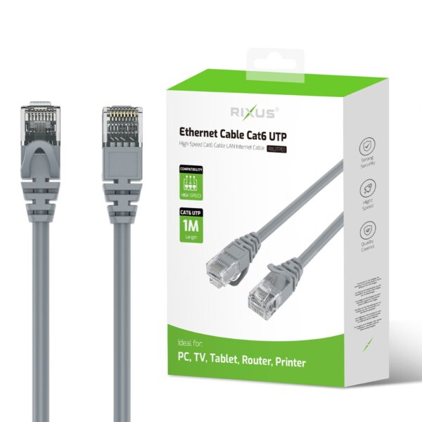 Rixus RXUTP01 Ethernet kabel Cat 6 UTP 1 Meter - Afbeelding 6